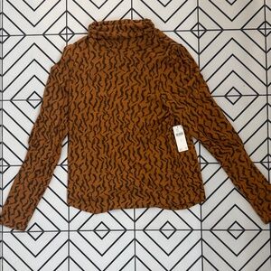 Anthropologie Leopard Print Patterned Sweater